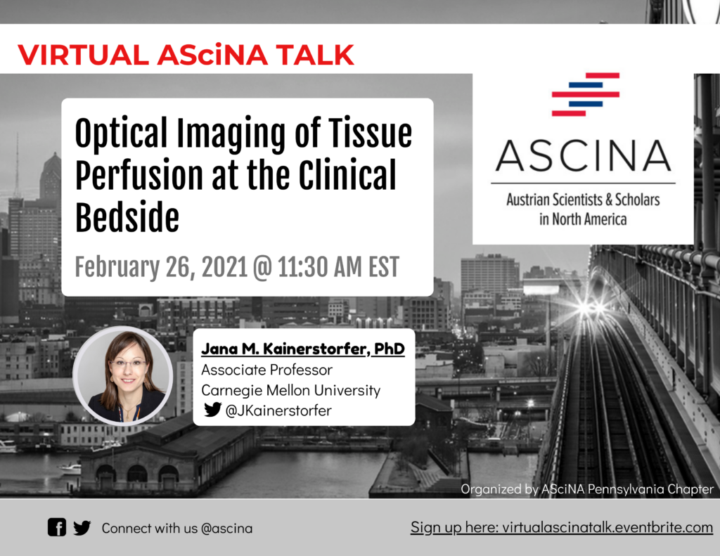 Flyer virtual talk Jana Kainerstorfer