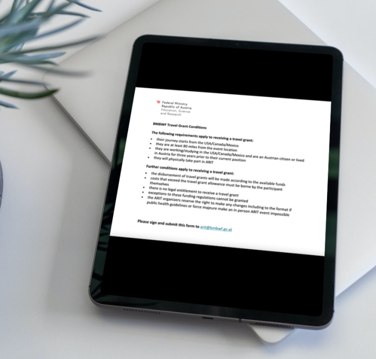 travel grant application