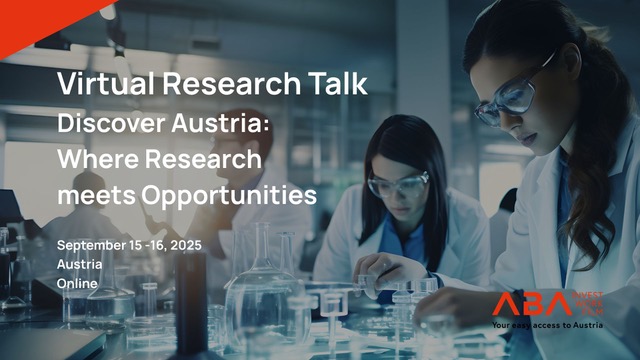 Virtual Research Talk – Discover Austria: Where Research Meets Opportunities